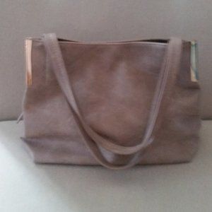 Madison West tan satchell  NWOT